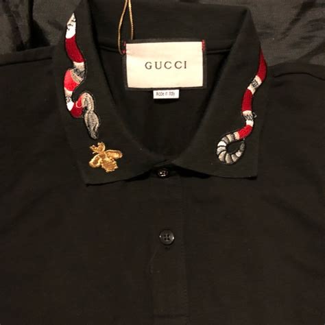 gucci snake collar|Gucci shirt with snake.